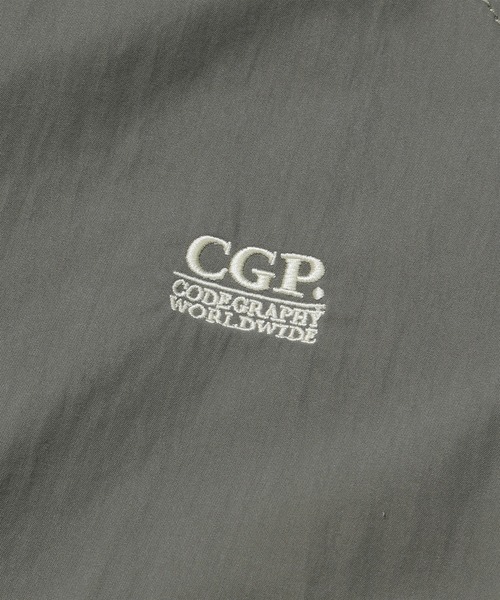 codegraphy（コードグラフィー）の「Contrast Hooded Jumper CBFSUJP001（ブルゾン・メンズ・カーキ/ダークネイビー・LARGE/MEDIUM）」の13枚目の写真