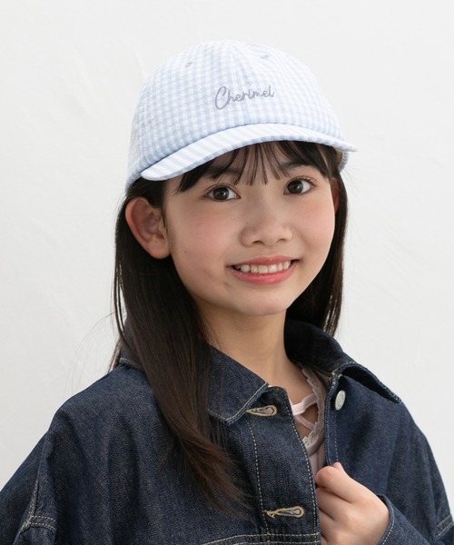 Honeys(ハニーズ)の「バックリボン柄キャップ(キャップ・レディース・ベージュ系1/ブラック系1/サックスブルー系1・M/S)」の19枚目の写真