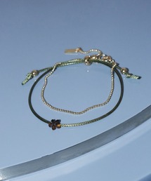 SETUP7（セットアップセブン）の「【GOLDY】カラー コード × チェーン レイヤード ブレスレット 4260305（ブレスレット）」