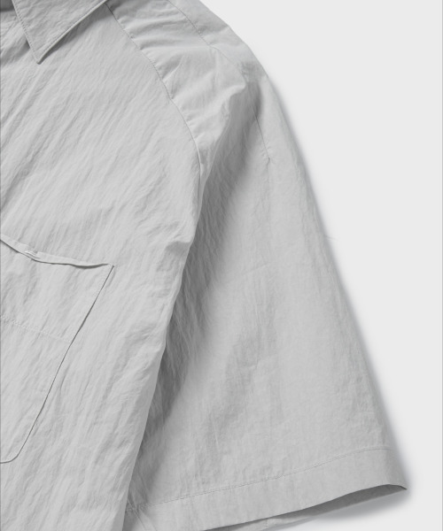 NONBLANK(ノンブランク)の「ネイチャーリングクルハーフスリーブシャツ _COOL BEIGE(シャツ/ブラウス・メンズ・その他・MEDIUM/LARGE/X-LARGE)」の22枚目の写真