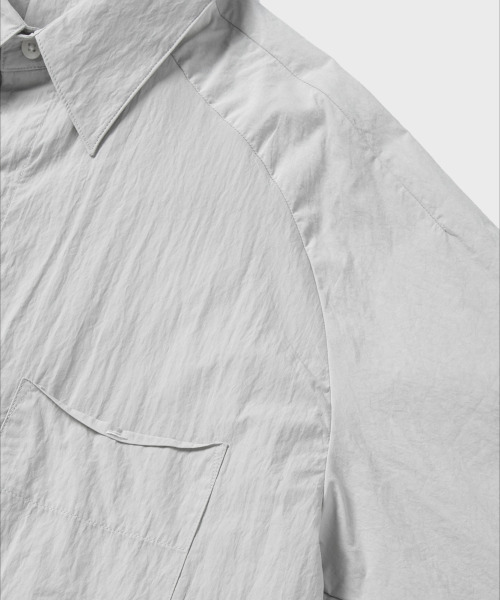 NONBLANK(ノンブランク)の「ネイチャーリングクルハーフスリーブシャツ _COOL BEIGE(シャツ/ブラウス・メンズ・その他・MEDIUM/LARGE/X-LARGE)」の2枚目の写真