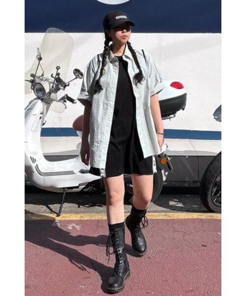 NONBLANK(ノンブランク)の「ネイチャーリングクルハーフスリーブシャツ _COOL BEIGE(シャツ/ブラウス・メンズ・その他・MEDIUM/LARGE/X-LARGE)」の10枚目の写真