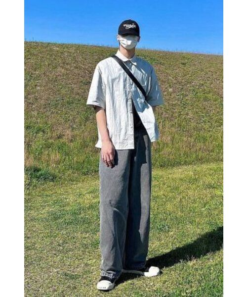 NONBLANK(ノンブランク)の「ネイチャーリングクルハーフスリーブシャツ _COOL BEIGE(シャツ/ブラウス・メンズ・その他・MEDIUM/LARGE/X-LARGE)」の12枚目の写真