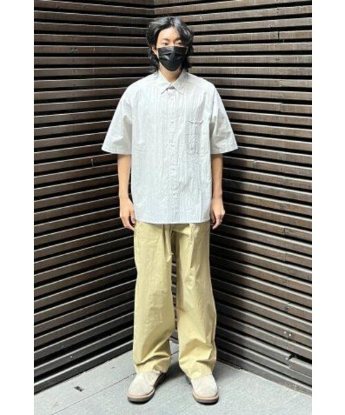 NONBLANK(ノンブランク)の「ネイチャーリングクルハーフスリーブシャツ _COOL BEIGE(シャツ/ブラウス・メンズ・その他・MEDIUM/LARGE/X-LARGE)」の13枚目の写真