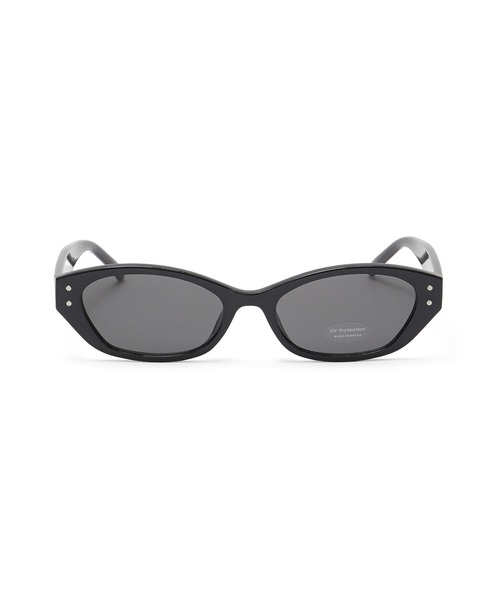 X-girl(エックスガール)の「MILLS LOGO FOX FLAME SUNGLASSES(サングラス・レディース・ブラック/ブラウン・ONE SIZE)」の6枚目の写真