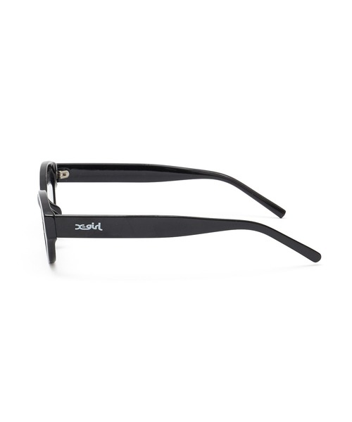 X-girl(エックスガール)の「MILLS LOGO FOX FLAME SUNGLASSES(サングラス・レディース・ブラック/ブラウン・ONE SIZE)」の4枚目の写真