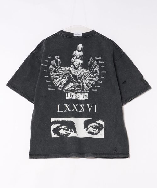 STYLISE（スタイライズ）の「【TALKING ABOUT THE ABSTRACTION】JESUS CHRIST TEE2 / ブラック [26SS-T-008]（Tシャツ/カットソー・メンズ・ブラック・M/L）」の2枚目の写真