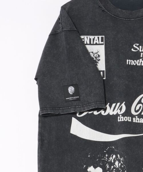 STYLISE（スタイライズ）の「【TALKING ABOUT THE ABSTRACTION】JESUS CHRIST TEE2 / ブラック [26SS-T-008]（Tシャツ/カットソー・メンズ・ブラック・M/L）」の11枚目の写真