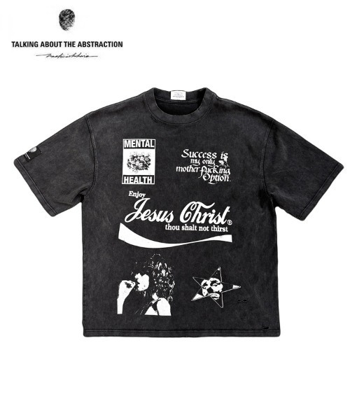 STYLISE（スタイライズ）の「【TALKING ABOUT THE ABSTRACTION】JESUS CHRIST TEE2 / ブラック [26SS-T-008]（Tシャツ/カットソー・メンズ・ブラック・M/L）」の10枚目の写真
