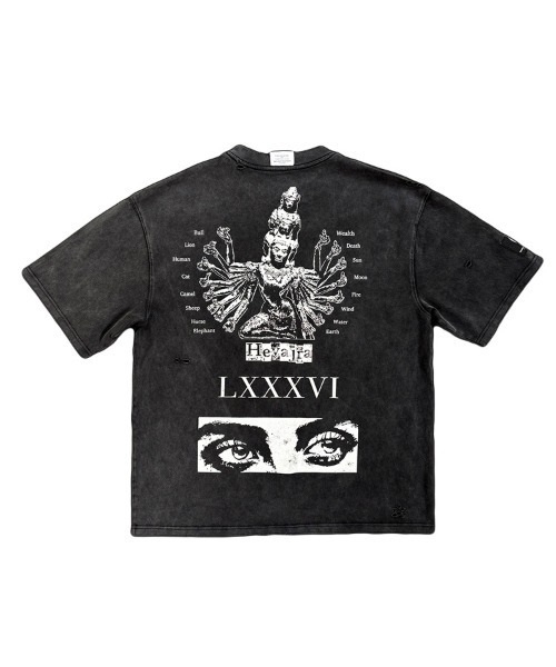 STYLISE（スタイライズ）の「【TALKING ABOUT THE ABSTRACTION】JESUS CHRIST TEE2 / ブラック [26SS-T-008]（Tシャツ/カットソー・メンズ・ブラック・M/L）」の6枚目の写真