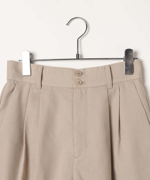 BAYFLOW（ベイフロー）の「[セットアップ着用可能]カラミショートパンツ（その他パンツ・レディース・ブラック/ベージュ・FREE）」の4枚目の写真