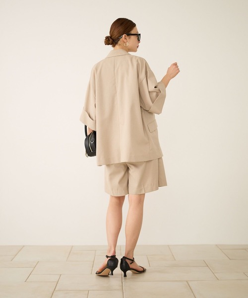 BAYFLOW（ベイフロー）の「[セットアップ着用可能]カラミショートパンツ（その他パンツ・レディース・ブラック/ベージュ・FREE）」の18枚目の写真