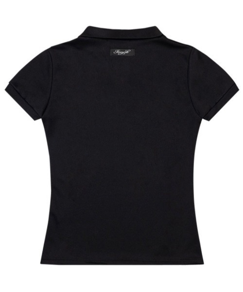 FANCY CLUB（ファンシークラブ）の「【FANCY CLUB】UTOPIA COLLAR TEE / 【ファンシークラブ】ユートピア襟付き半袖Tシャツ（Tシャツ/カットソー・レディース・ブラック/ホワイト・ONE SIZE）」の21枚目の写真