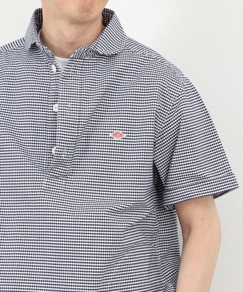 DANTON(ダントン)の「【DANTON/ダントン】ROUND COLLAR P.O SHIRT SS 26SS(DT-B0284 OXP)(シャツ/ブラウス・メンズ・ブルー系その他6・38/40/42/44)」の8枚目の写真