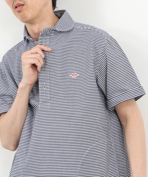 DANTON(ダントン)の「【DANTON/ダントン】ROUND COLLAR P.O SHIRT SS 26SS(DT-B0284 OXP)(シャツ/ブラウス・メンズ・ブルー系その他6・38/40/42/44)」の9枚目の写真