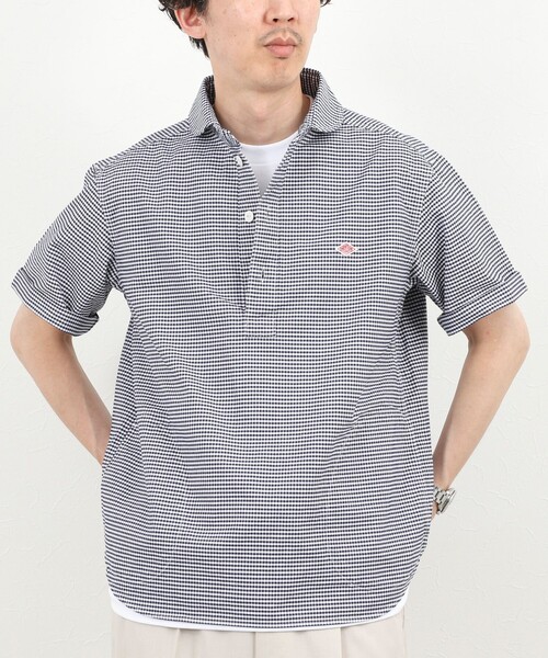 DANTON(ダントン)の「【DANTON/ダントン】ROUND COLLAR P.O SHIRT SS 26SS(DT-B0284 OXP)(シャツ/ブラウス・メンズ・ブルー系その他6・38/40/42/44)」の10枚目の写真