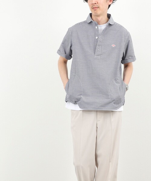 DANTON(ダントン)の「【DANTON/ダントン】ROUND COLLAR P.O SHIRT SS 26SS(DT-B0284 OXP)(シャツ/ブラウス・メンズ・ブルー系その他6・38/40/42/44)」の11枚目の写真