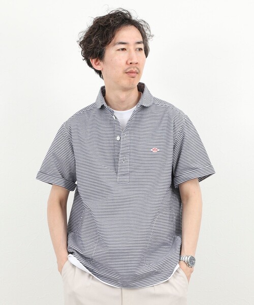 DANTON(ダントン)の「【DANTON/ダントン】ROUND COLLAR P.O SHIRT SS 26SS(DT-B0284 OXP)(シャツ/ブラウス・メンズ・ブルー系その他6・38/40/42/44)」の12枚目の写真