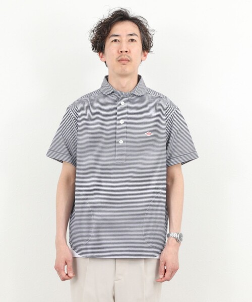 DANTON(ダントン)の「【DANTON/ダントン】ROUND COLLAR P.O SHIRT SS 26SS(DT-B0284 OXP)(シャツ/ブラウス・メンズ・ブルー系その他6・38/40/42/44)」の16枚目の写真