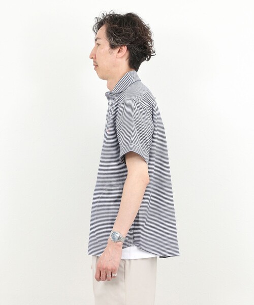 DANTON(ダントン)の「【DANTON/ダントン】ROUND COLLAR P.O SHIRT SS 26SS(DT-B0284 OXP)(シャツ/ブラウス・メンズ・ブルー系その他6・38/40/42/44)」の17枚目の写真