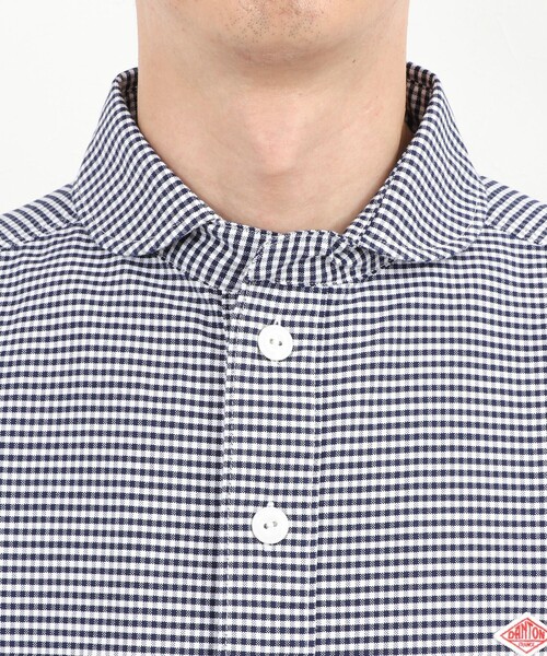 DANTON(ダントン)の「【DANTON/ダントン】ROUND COLLAR P.O SHIRT SS 26SS(DT-B0284 OXP)(シャツ/ブラウス・メンズ・ブルー系その他6・38/40/42/44)」の19枚目の写真