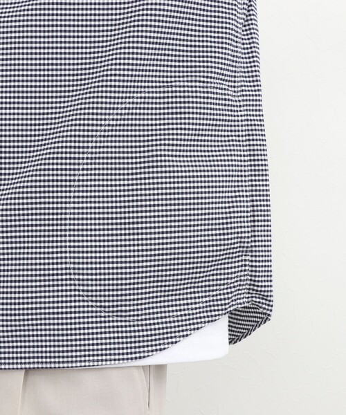DANTON(ダントン)の「【DANTON/ダントン】ROUND COLLAR P.O SHIRT SS 26SS(DT-B0284 OXP)(シャツ/ブラウス・メンズ・ブルー系その他6・38/40/42/44)」の4枚目の写真