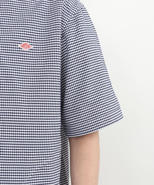 DANTON(ダントン)の「【DANTON/ダントン】ROUND COLLAR P.O SHIRT SS 26SS(DT-B0284 OXP)(シャツ/ブラウス・メンズ・ブルー系その他6・38/40/42/44)」の6枚目の写真