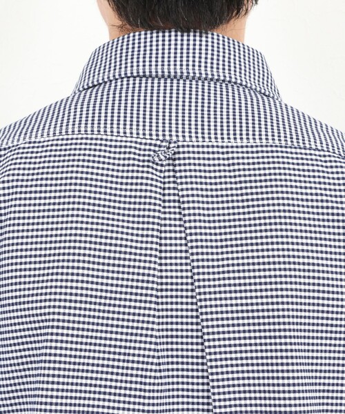 DANTON(ダントン)の「【DANTON/ダントン】ROUND COLLAR P.O SHIRT SS 26SS(DT-B0284 OXP)(シャツ/ブラウス・メンズ・ブルー系その他6・38/40/42/44)」の7枚目の写真