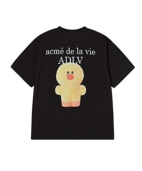 acme de la vie(アクメドラビ)の「【日本未発売/WEB限定】acme de la vie(アクメドラビ)/ラインフレンズ コラボ ベーシック ロゴ Tシャツ 半袖 クルーネック/BASIC LOGO WITH LINE FRIENDS SHORT SLEEVE T-SHIRT(Tシャツ/カットソー・レディース・ホワイト/ブラック/ライトピンク・M/L)」の11枚目の写真