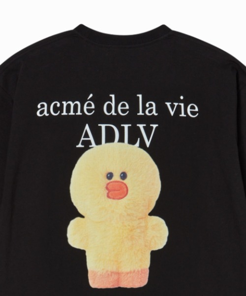acme de la vie(アクメドラビ)の「【日本未発売/WEB限定】acme de la vie(アクメドラビ)/ラインフレンズ コラボ ベーシック ロゴ Tシャツ 半袖 クルーネック/BASIC LOGO WITH LINE FRIENDS SHORT SLEEVE T-SHIRT(Tシャツ/カットソー・レディース・ホワイト/ブラック/ライトピンク・M/L)」の14枚目の写真