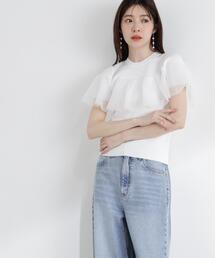 PROPORTION BODY DRESSING | シアーケープ風リブニット / 1216170410(ニット/セーター)