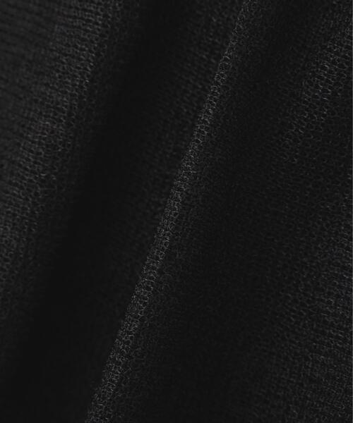 PROPORTION BODY DRESSING(プロポーションボディドレッシング)の「シアーケープ風リブニット / 1216170410(ニット/セーター・レディース・ホワイト系その他/ブラック・FREE)」の10枚目の写真