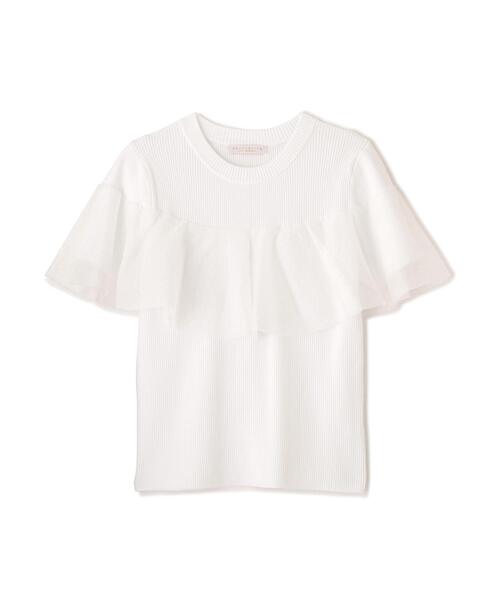 PROPORTION BODY DRESSING(プロポーションボディドレッシング)の「シアーケープ風リブニット / 1216170410(ニット/セーター・レディース・ホワイト系その他/ブラック・FREE)」の13枚目の写真