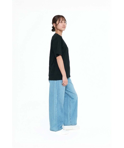 HEART MARKET(ハートマーケット)の「さらさら半袖CottonT(Tシャツ/カットソー・レディース・ブラック系/チャコール/ホワイト/ブラック/ナチュラル・MEDIUM/LARGE/LL)」の14枚目の写真