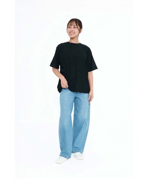 HEART MARKET(ハートマーケット)の「さらさら半袖CottonT(Tシャツ/カットソー・レディース・ブラック系/チャコール/ホワイト/ブラック/ナチュラル・MEDIUM/LARGE/LL)」の13枚目の写真