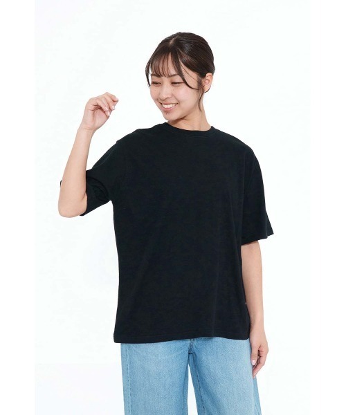 HEART MARKET(ハートマーケット)の「さらさら半袖CottonT(Tシャツ/カットソー・レディース・ブラック系/チャコール/ホワイト/ブラック/ナチュラル・MEDIUM/LARGE/LL)」の16枚目の写真
