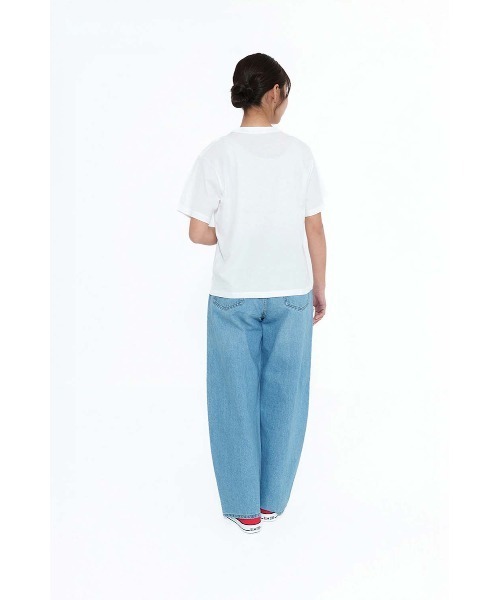 HEART MARKET(ハートマーケット)の「さらさら半袖CottonT(Tシャツ/カットソー・レディース・ブラック系/チャコール/ホワイト/ブラック/ナチュラル・MEDIUM/LARGE/LL)」の8枚目の写真