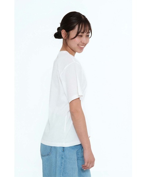 HEART MARKET(ハートマーケット)の「さらさら半袖CottonT(Tシャツ/カットソー・レディース・ブラック系/チャコール/ホワイト/ブラック/ナチュラル・MEDIUM/LARGE/LL)」の11枚目の写真