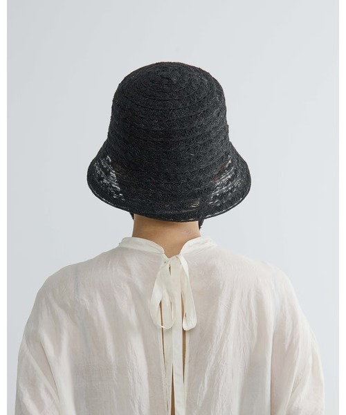 La Maison de Lyllis（メゾンドリリス）の「CLOCHE SCARF 2261029 LaMaisondeLyllis（Tシャツ/カットソー・レディース・ブラック/ホワイト・FREE）」の10枚目の写真