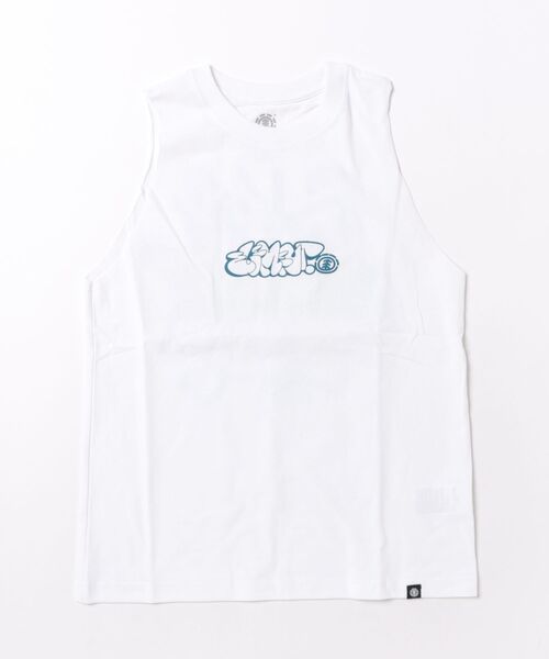 ELEMENT(エレメント)の「ELEMENT/エレメント タンクトップ キッズ BG025356(タンクトップ・キッズ・ホワイト/ブラック・130cm/140cm/150cm/160cm)」の10枚目の写真