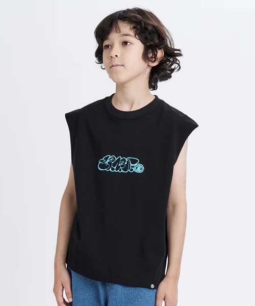 ELEMENT(エレメント)の「ELEMENT/エレメント タンクトップ キッズ BG025356(タンクトップ・キッズ・ホワイト/ブラック・130cm/140cm/150cm/160cm)」の11枚目の写真