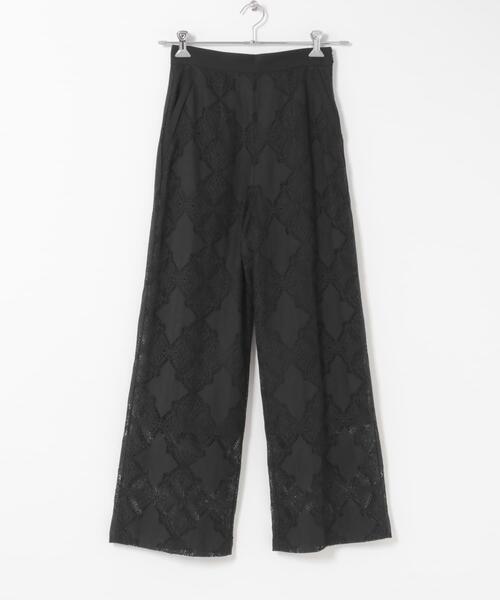 URBAN RESEARCH ROSSO WOMEN(アーバンリサーチ ロッソ)の「パネルレースストレートイージーパンツ(その他パンツ・レディース・ブラック/ホワイト・FREE)」の21枚目の写真