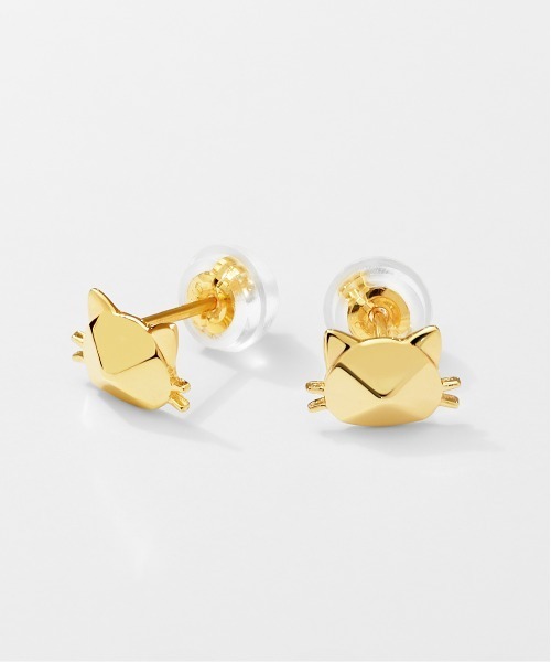 Jewel closet by L&Co.（ジュエルクローゼットバイエルアンドコー）の「K10 モチーフ ピアス（ピアス（両耳用）・レディース・ゴールド系3/ゴールド系1/ゴールド系2・FREE）」の2枚目の写真
