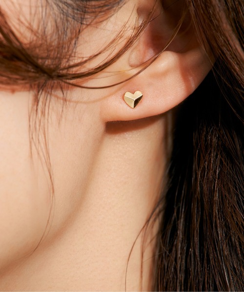 Jewel closet by L&Co.（ジュエルクローゼットバイエルアンドコー）の「K10 モチーフ ピアス（ピアス（両耳用）・レディース・ゴールド系3/ゴールド系1/ゴールド系2・FREE）」の13枚目の写真