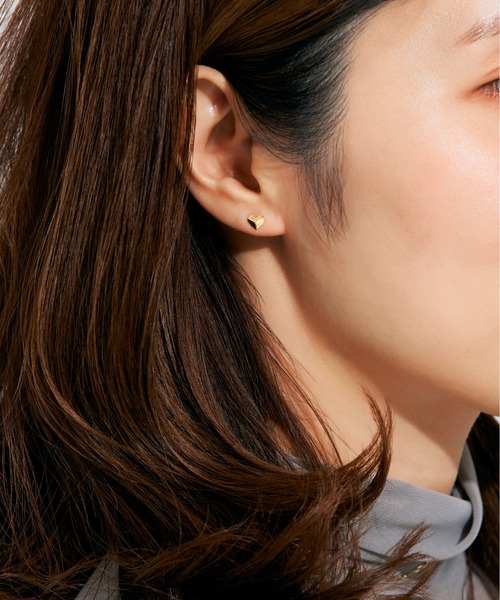 Jewel closet by L&Co.（ジュエルクローゼットバイエルアンドコー）の「K10 モチーフ ピアス（ピアス（両耳用）・レディース・ゴールド系3/ゴールド系1/ゴールド系2・FREE）」の16枚目の写真
