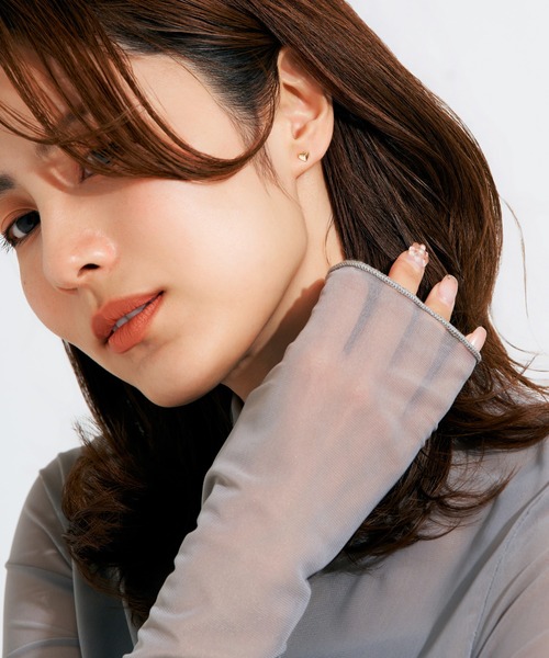 Jewel closet by L&Co.（ジュエルクローゼットバイエルアンドコー）の「K10 モチーフ ピアス（ピアス（両耳用）・レディース・ゴールド系3/ゴールド系1/ゴールド系2・FREE）」の17枚目の写真