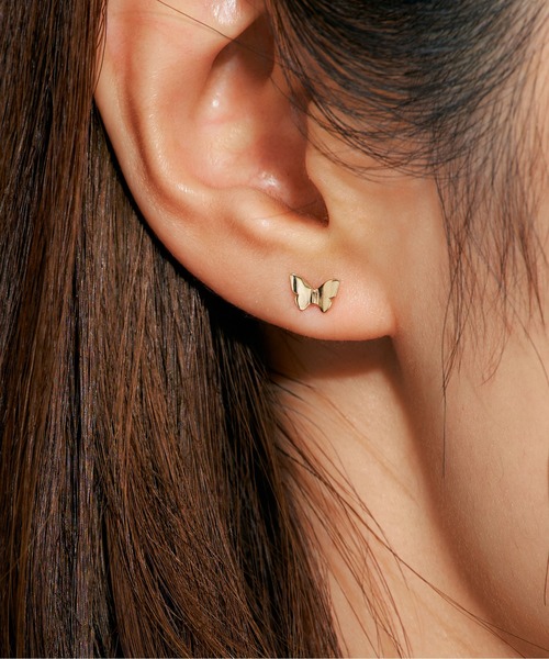 Jewel closet by L&Co.（ジュエルクローゼットバイエルアンドコー）の「K10 モチーフ ピアス（ピアス（両耳用）・レディース・ゴールド系3/ゴールド系1/ゴールド系2・FREE）」の21枚目の写真