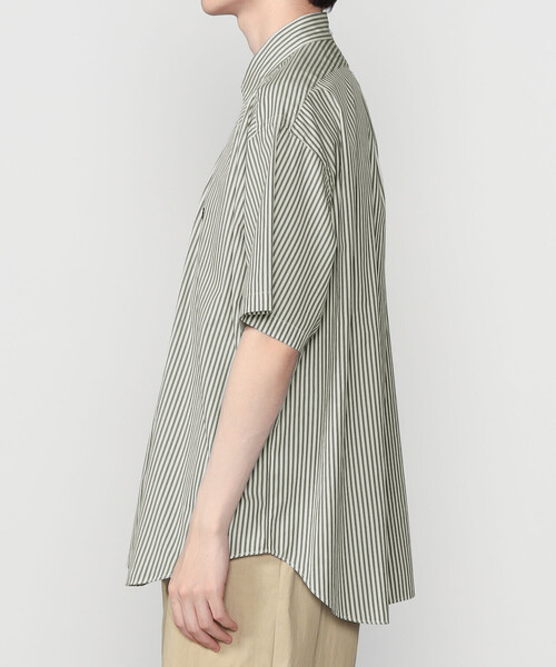 GYMPHLEX（ジムフレックス）の「Gymphlex | ボタンダウン半袖シャツ STRIPE MEN（シャツ/ブラウス・メンズ・グリーン系その他・S/L/M）」の10枚目の写真