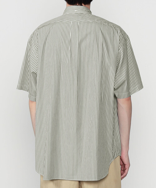 GYMPHLEX（ジムフレックス）の「Gymphlex | ボタンダウン半袖シャツ STRIPE MEN（シャツ/ブラウス・メンズ・グリーン系その他・S/L/M）」の11枚目の写真