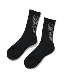 LFYT（エルエフワイティー）の「LFYT ラファイエット - LINE BREAK SOCKS ソックス LS262101（ソックス/靴下）」